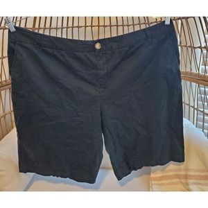 PLUS SIZE 26W Black Shorts
